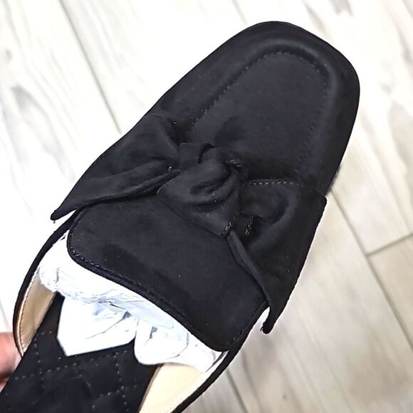 (52-3760) Coutgo Women's Flat Mules Bow Knot Square Closed Toe Sz 7 - Picture 9 of 10